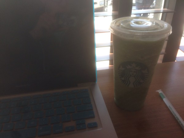 starbucks green tea frappuccino