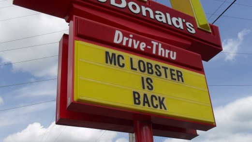 mclobster sign
